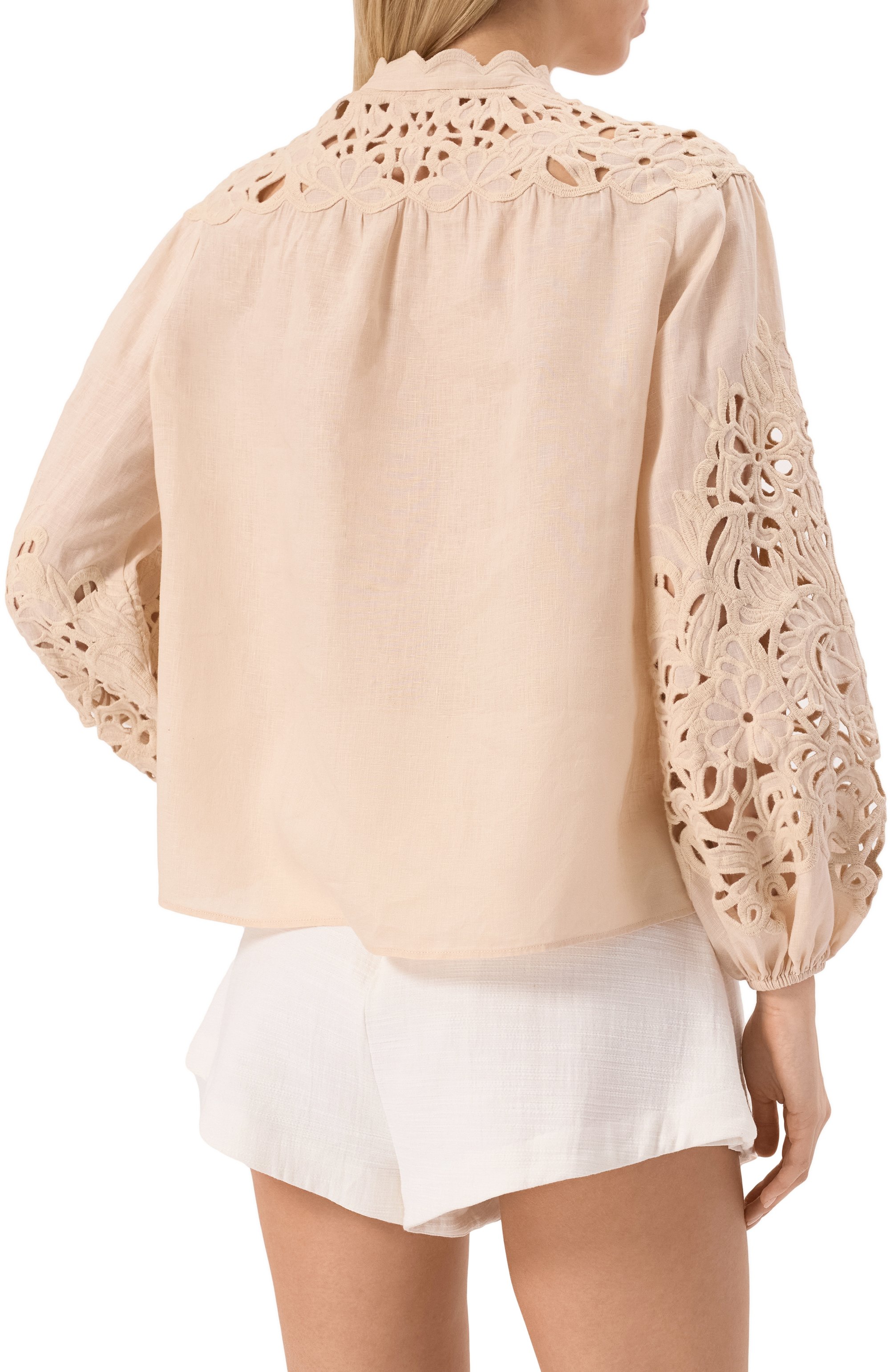 Льняная блузка ZIMMERMANN, арт. 1834TRS251, фото 4