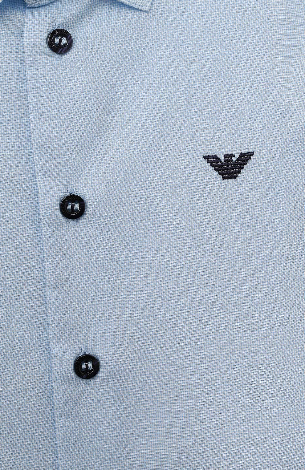 Хлопковая рубашка EMPORIO ARMANI, арт. 6L4C09/4N78Z, фото 3