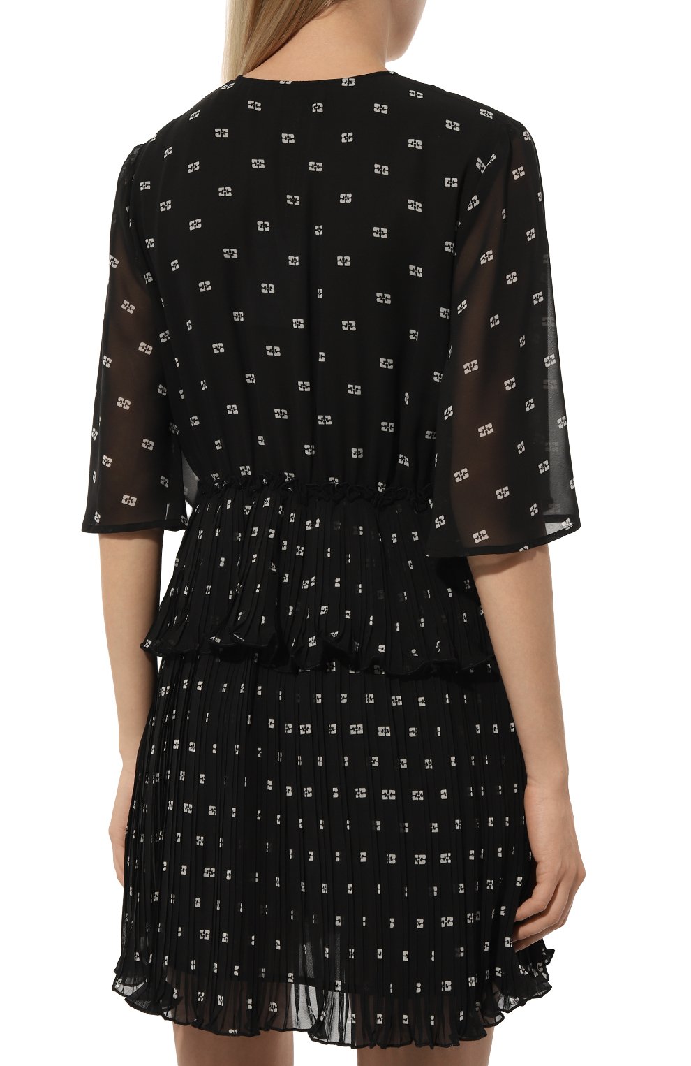 Платье GANNI черного цвета по цене 21550 руб., арт. F8832, фото 4 Платье GANNI, арт. F8832, фото 4