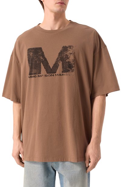 Хлопковая футболка MM6, арт. SH0GC0048/S24312, фото 3