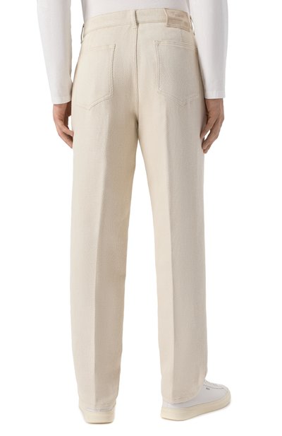 Брюки из хлопка и льна MARCO PESCAROLO, арт. DUE/51R07, фото 4