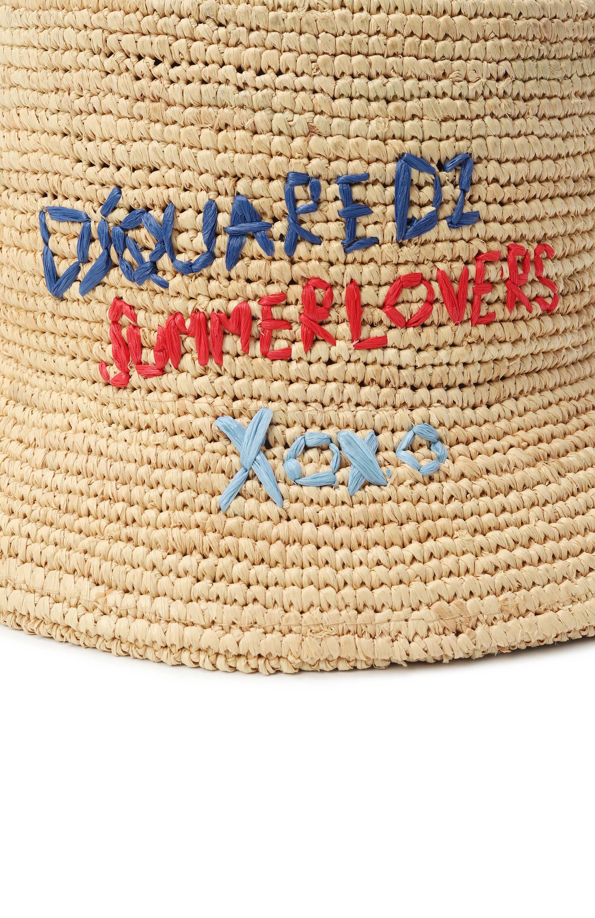 Панама из рафии DSQUARED2, арт. HAW0092, фото 4