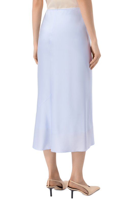 Атласная юбка Dorothee Schumacher 449705 Голубой  449705 Фото 4