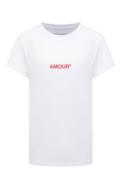 Женская хлопковая футболка ZADIG AND VOLTAIRE, арт. JWTS00011