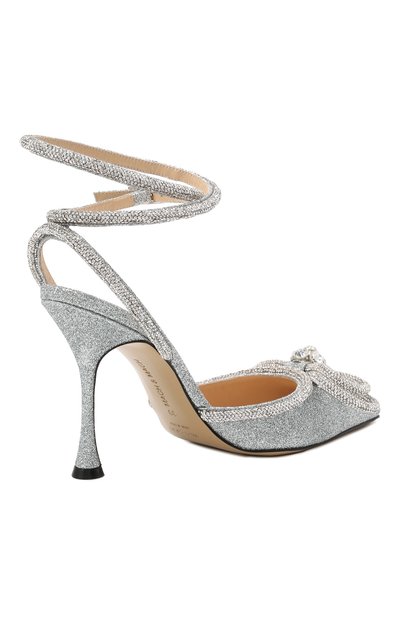 Текстильные туфли double bow 100 MACH & MACH, арт. SS21-2204 GLITTER, фото 4