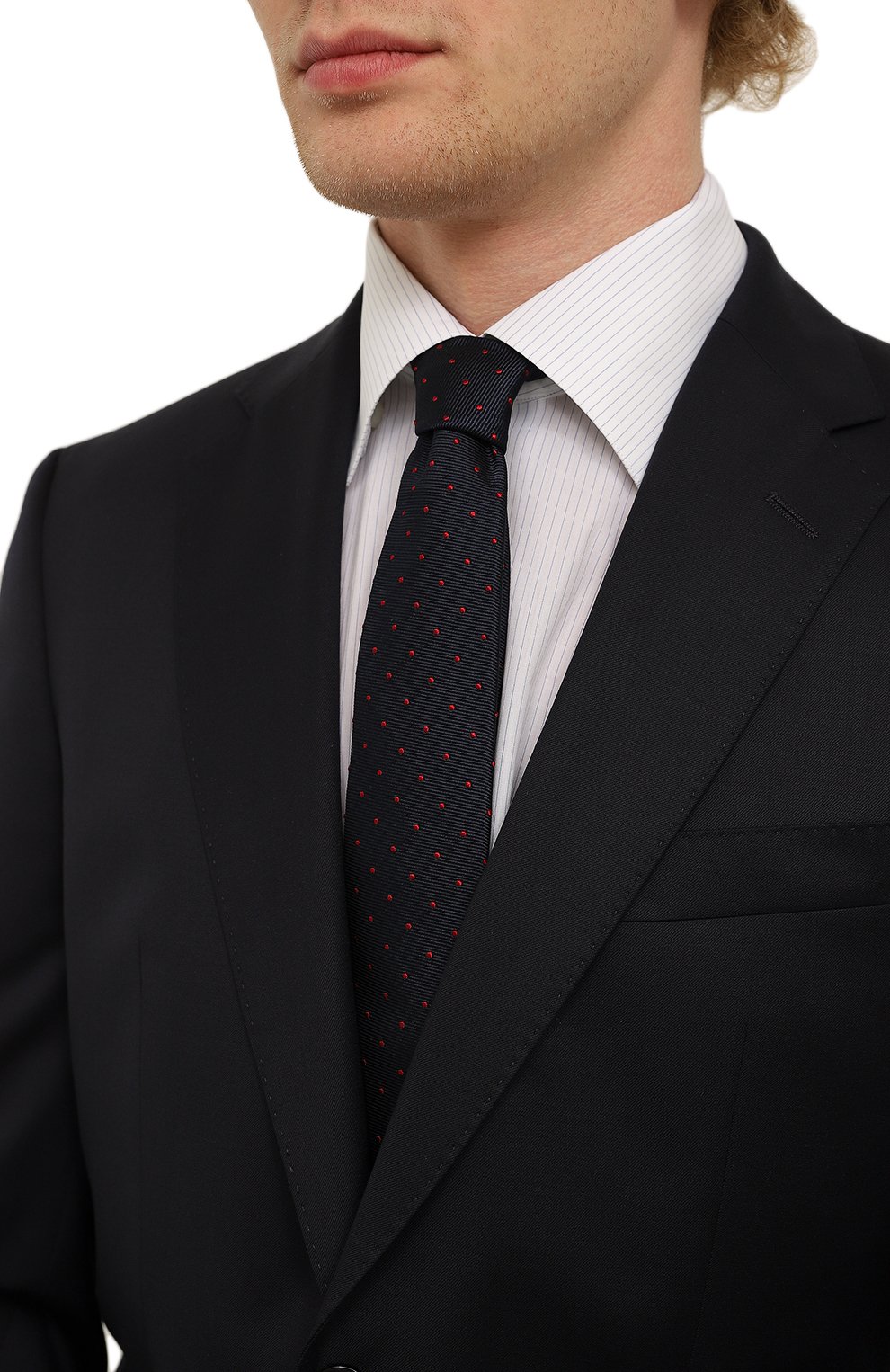 Галстук из шелка и хлопка VAN LAACK, арт. LER0Y/K04116, фото 2