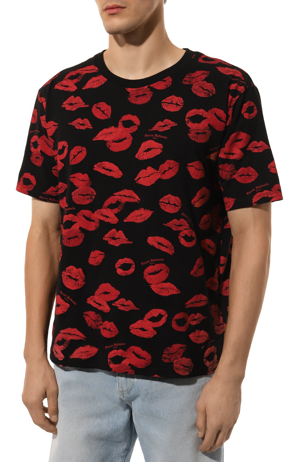 Хлопковая футболка BALMAIN, арт. DH0EG000/GE13, фото 3