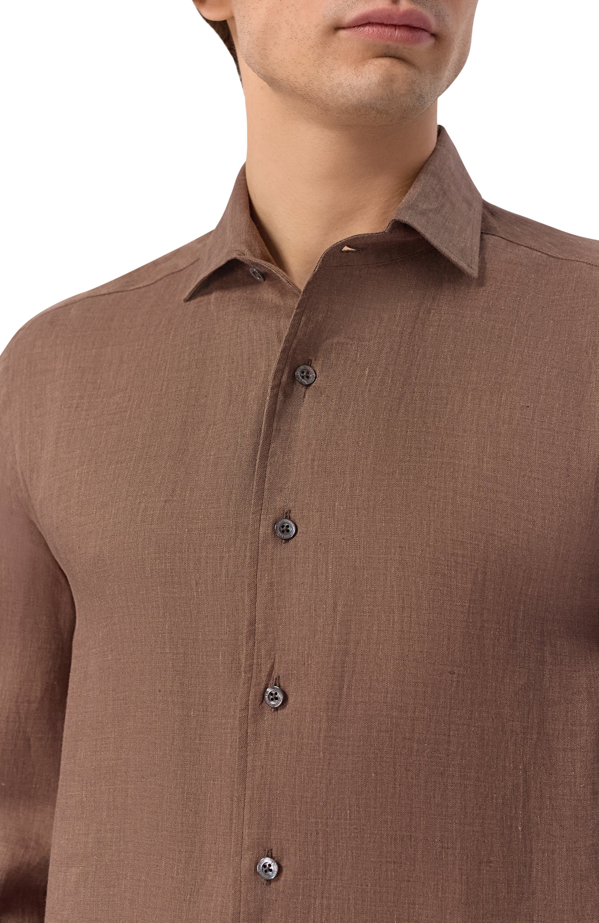 Льняная рубашка CORNELIANI, арт. 27P213/2711334, фото 5