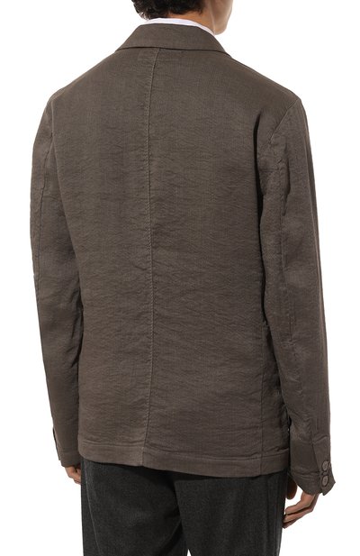 Пиджак изо льна и вискозы TRANSIT, арт. CFUTRTH171, фото 4