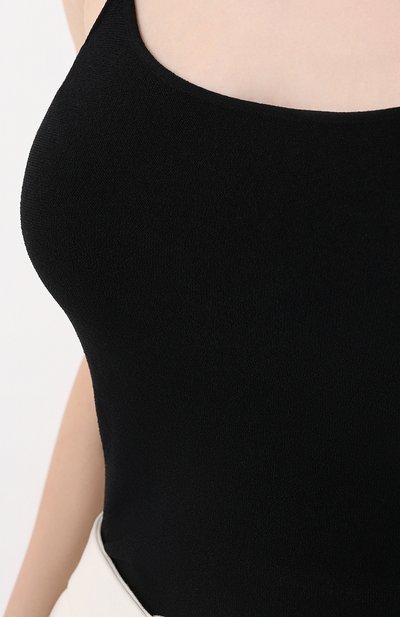 Топ из вискозы GIORGIO ARMANI черного цвета по цене 66950 руб., арт. 8NAH01/AM01Z, фото 5 Топ из вискозы GIORGIO ARMANI, арт. 8NAH01/AM01Z, фото 5
