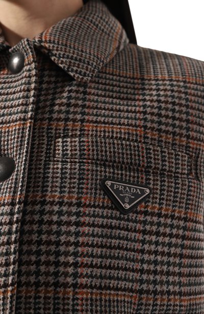 Жилет из шерсти и кашемира PRADA, арт. P501M-1ZR4-F0342-212, фото 5