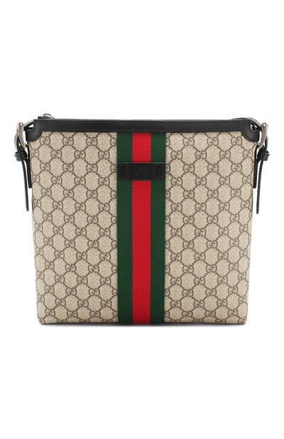 Сумка-планшет с отделкой из натуральной кожи GUCCI, арт. 387111/KHNGN, фото 1