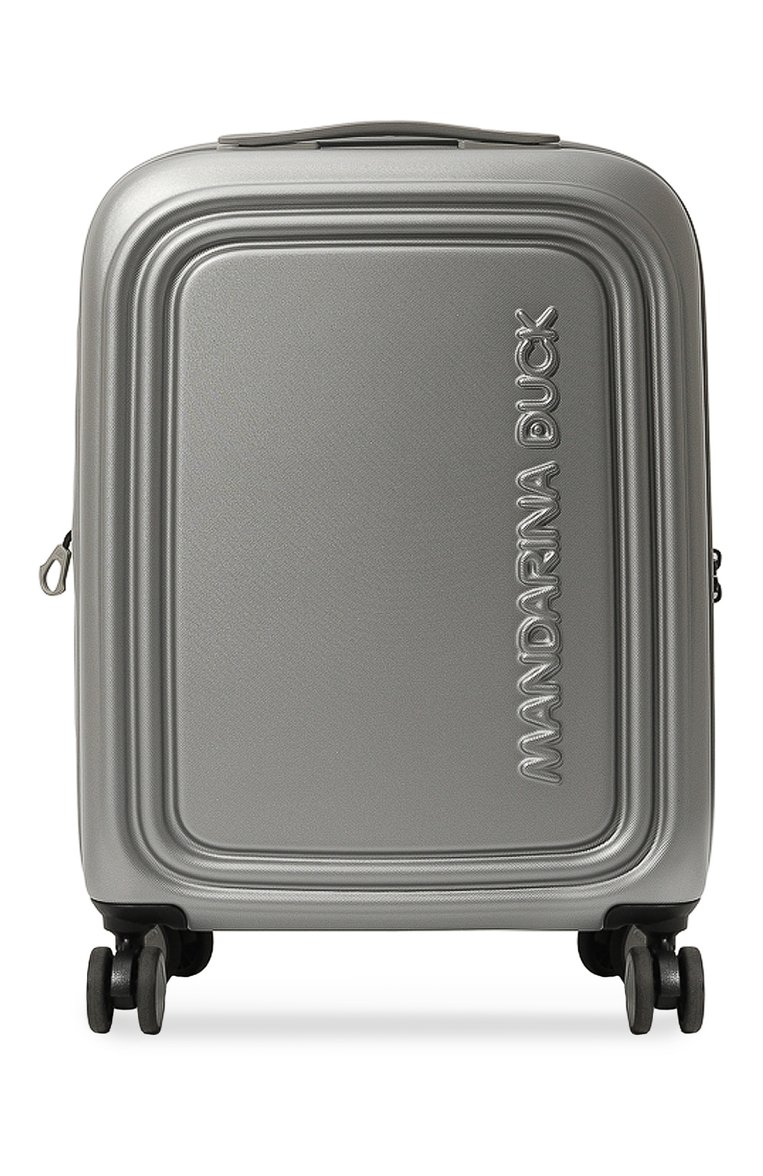 Женский чемодан logoduck+ expandable cabin MANDARINA DUCK серебряного цвета, арт. SZV54-466 | Фото 1 (Региональные ограничения белый список (Axapta Mercury): Не проставлено; Размер: large; Материал: Пластик)