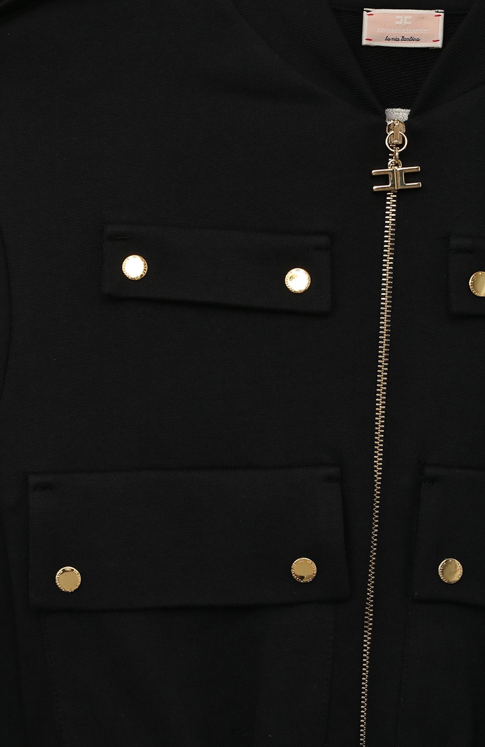 Хлопковый комбинезон ELISABETTA FRANCHI LA MIA BAMBINA, арт. EFTA0650/FF002/10A-12A+, фото 3