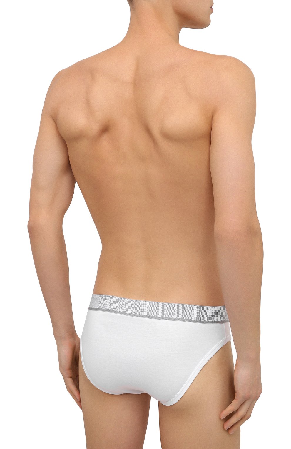 Комплект из двух хлопковых брифов с широкой резинкой ZEGNA, арт. N2X400040, фото 3