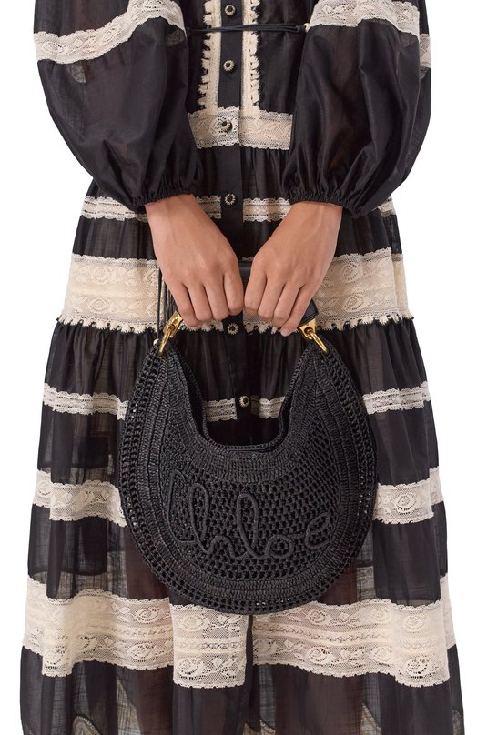Сумка Summer Banana Chloé CH25US902P08 Чёрный  CH25US902P08 Фото 2