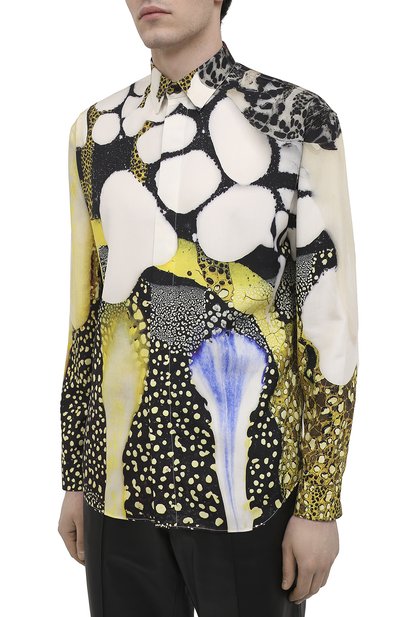 Шелковая рубашка BERLUTI, арт. R19HTL52-002, фото 3