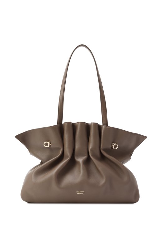Сумка-тоут Soft-bag large Ferragamo 219961/783293 Коричневый 219961/783293