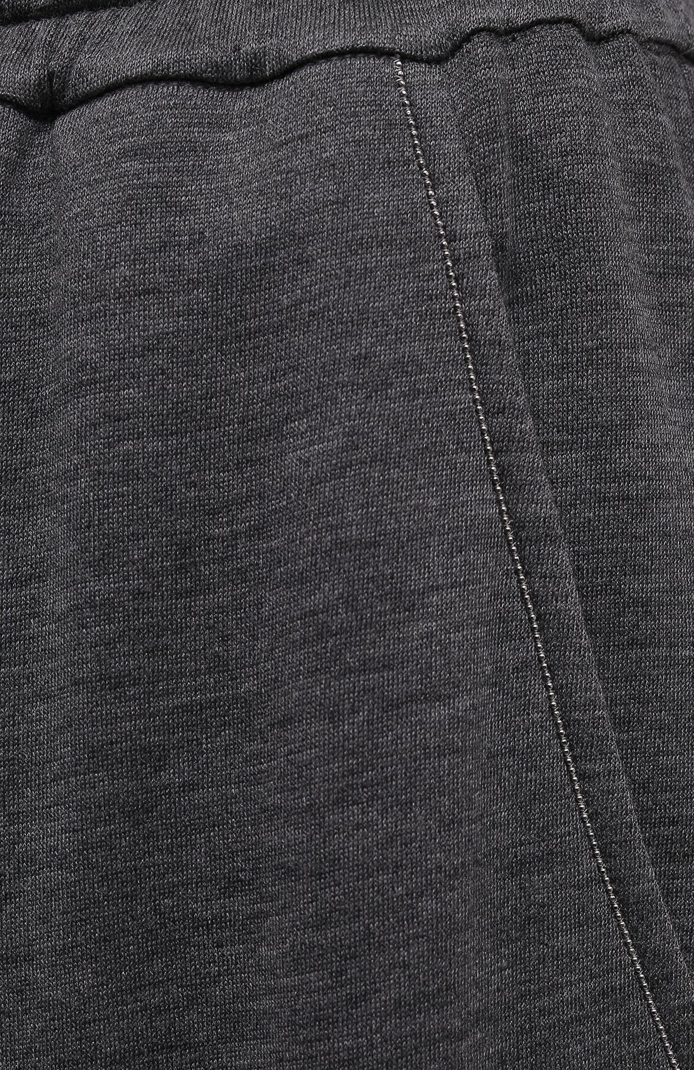 Джоггеры из хлопка и шелка BRUNELLO CUCINELLI, арт. MD828SS199, фото 5