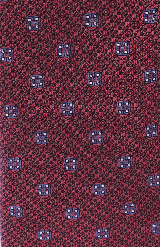 Шелковый галстук Canali 18/HJ04490 Красный  18/HJ04490 Фото 4