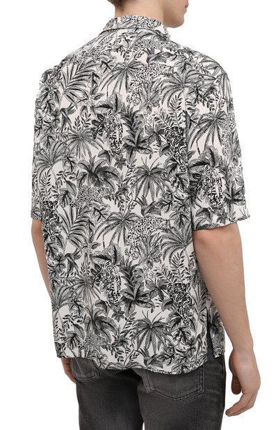Рубашка из вискозы SAINT LAURENT, арт. 601070/Y2C23, фото 4