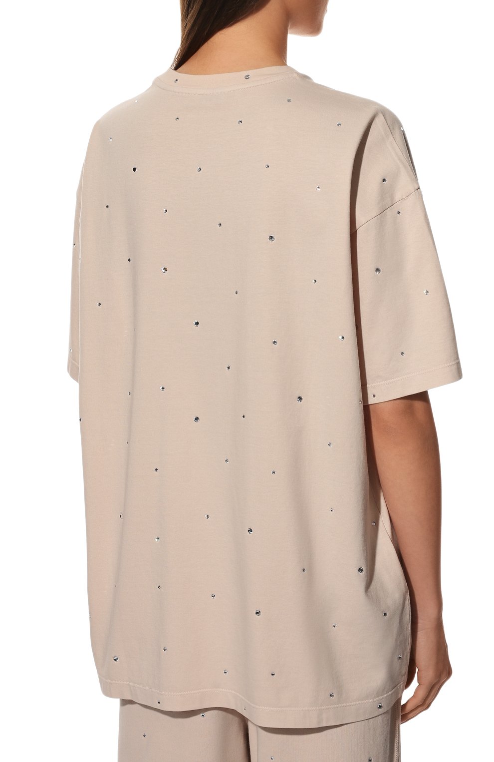 Хлопковая футболка MIU MIU, арт. MJN357-1ZFS-F0036, фото 4