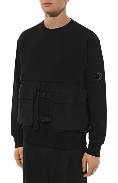 Хлопковый свитшот C.P. COMPANY, арт. 16CMSS048A005086M, фото 3