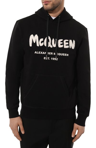 Хлопковое худи ALEXANDER MCQUEEN, арт. 688715/QTZ810901, фото 3