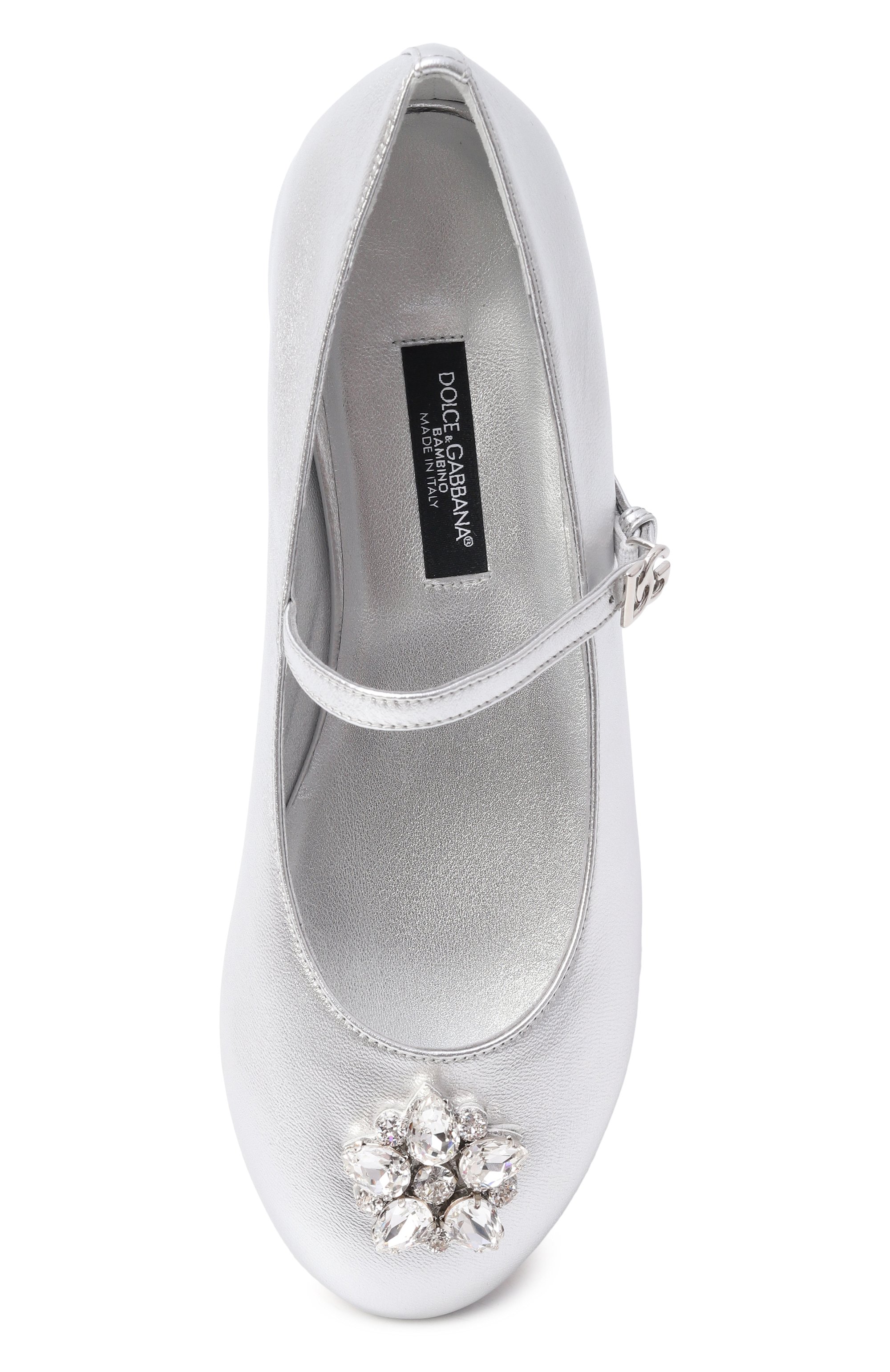 Кожаные балетки DOLCE & GABBANA, арт. D11376/AX261_002, фото 4