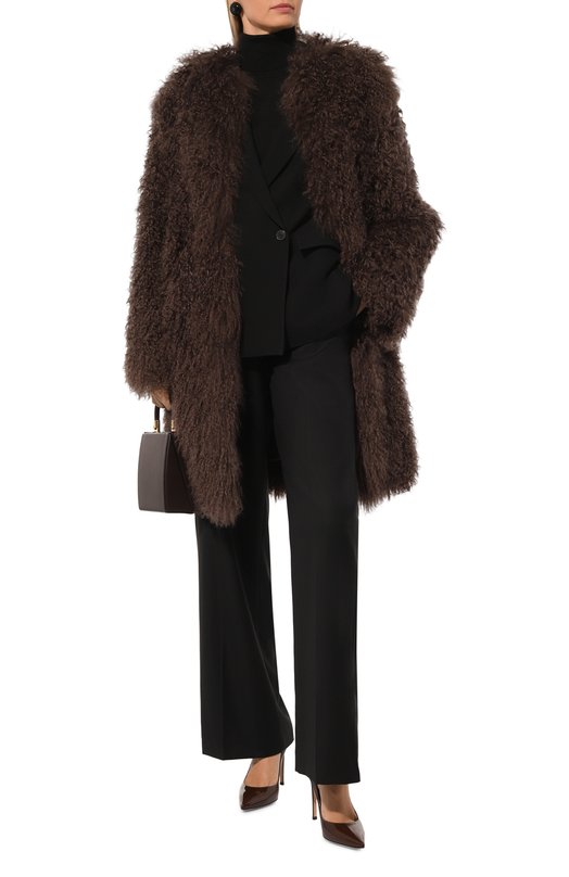 Шуба из овчины MVST FBKB-Y275KM/F9728 Коричневый  FBKB-Y275KM/F9728 Фото 2