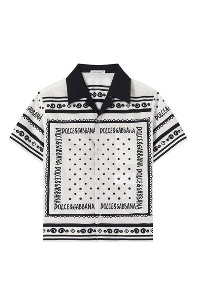 Хлопковая рубашка DOLCE & GABBANA, арт. L44S10/FI5KQ/2-6