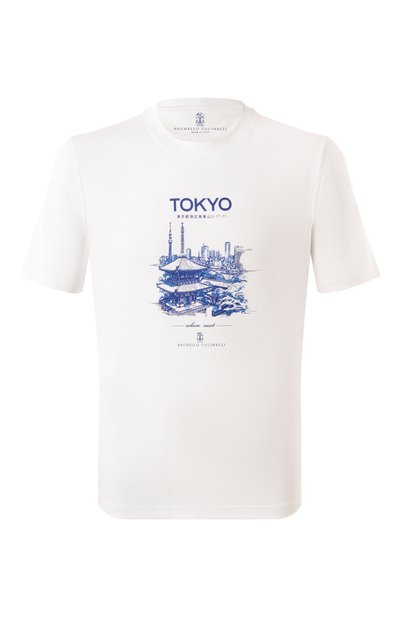 Хлопковая футболка BRUNELLO CUCINELLI, арт. M0B138453, фото 1