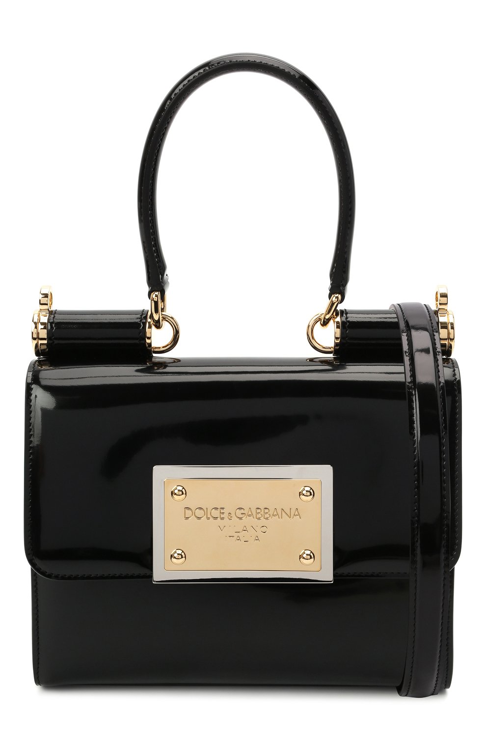 Сумка sicily DOLCE & GABBANA черного цвета по цене 236500 руб., арт. BB7026/A1037, фото 6 Сумка sicily DOLCE & GABBANA, арт. BB7026/A1037, фото 6