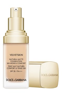 Матирующее тональное средство-флюид velvetskin, оттенок ivory 95 (30ml) DOLCE & GABBANA  цвета, арт. 3423222041489 | Фото 3 (SPF фильтр: Средний (25-30); Региональные ограничения белый список (Axapta Mercury): Не проставлено; Финишное покрытие: Матовый; Нос: Не проставлено)