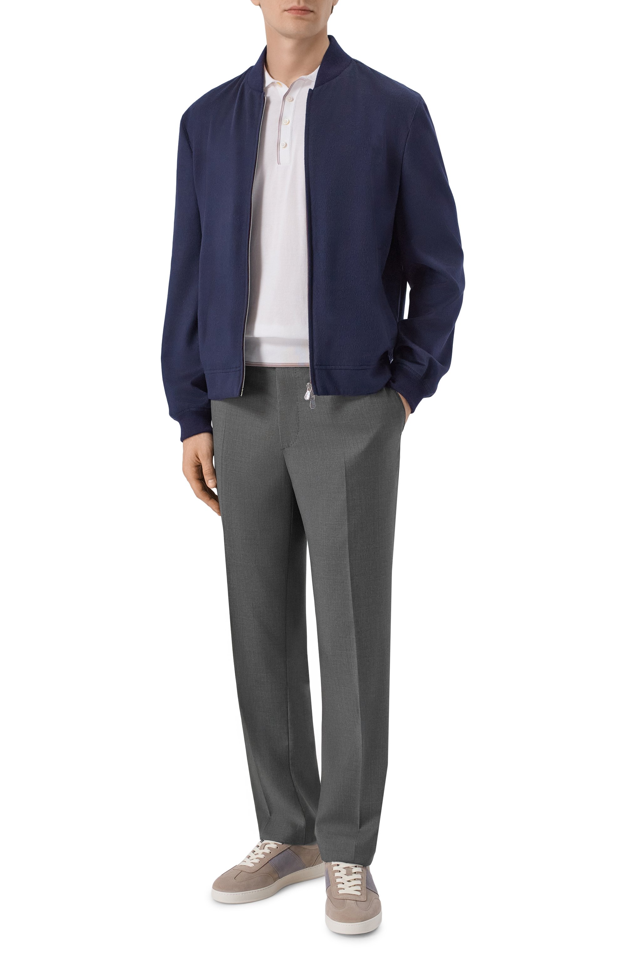 Шерстяные брюки ANDREA CAMPAGNA, арт. ZIP/1/LP1658, фото 2