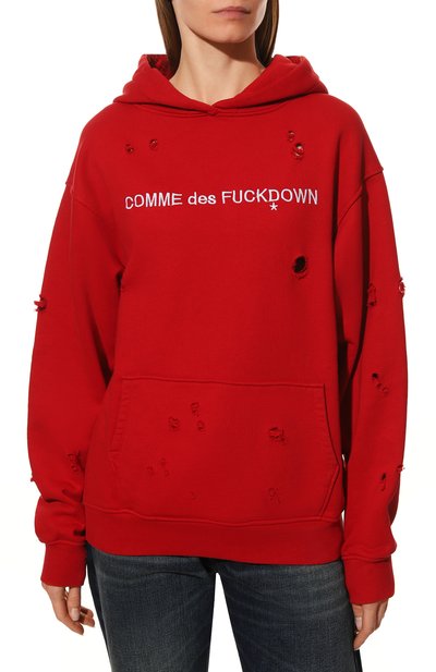 Хлопковое худи COMME DES FUCKDOWN, арт. CDFD1963, фото 3