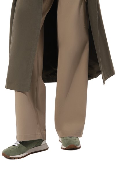 Замшевые кроссовки BRUNELLO CUCINELLI, арт. MZSFGB1117, фото 3