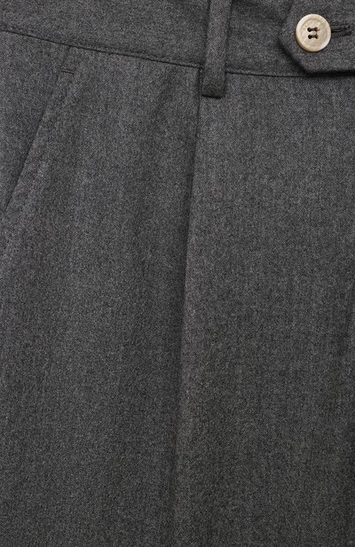 Шерстяные брюки BRUNELLO CUCINELLI, арт. BE226P100C, фото 3