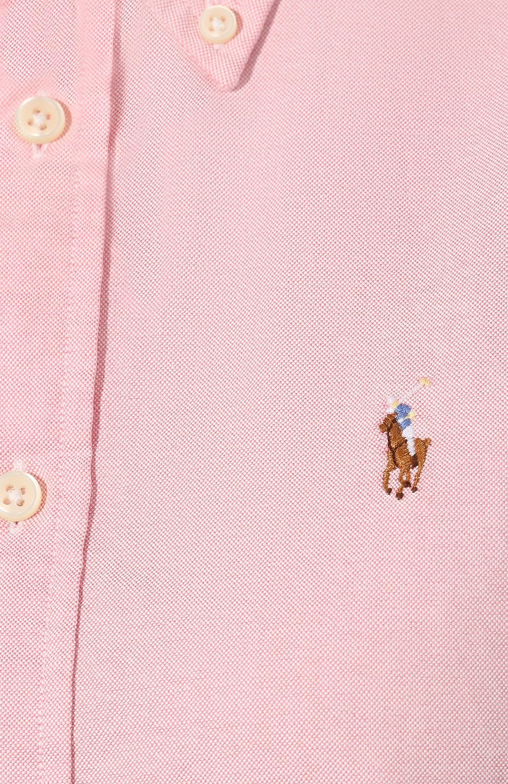 Хлопковая рубашка POLO RALPH LAUREN розового цвета по цене 12000 руб., арт. 211506531, фото 5 Хлопковая рубашка POLO RALPH LAUREN, арт. 211506531, фото 5
