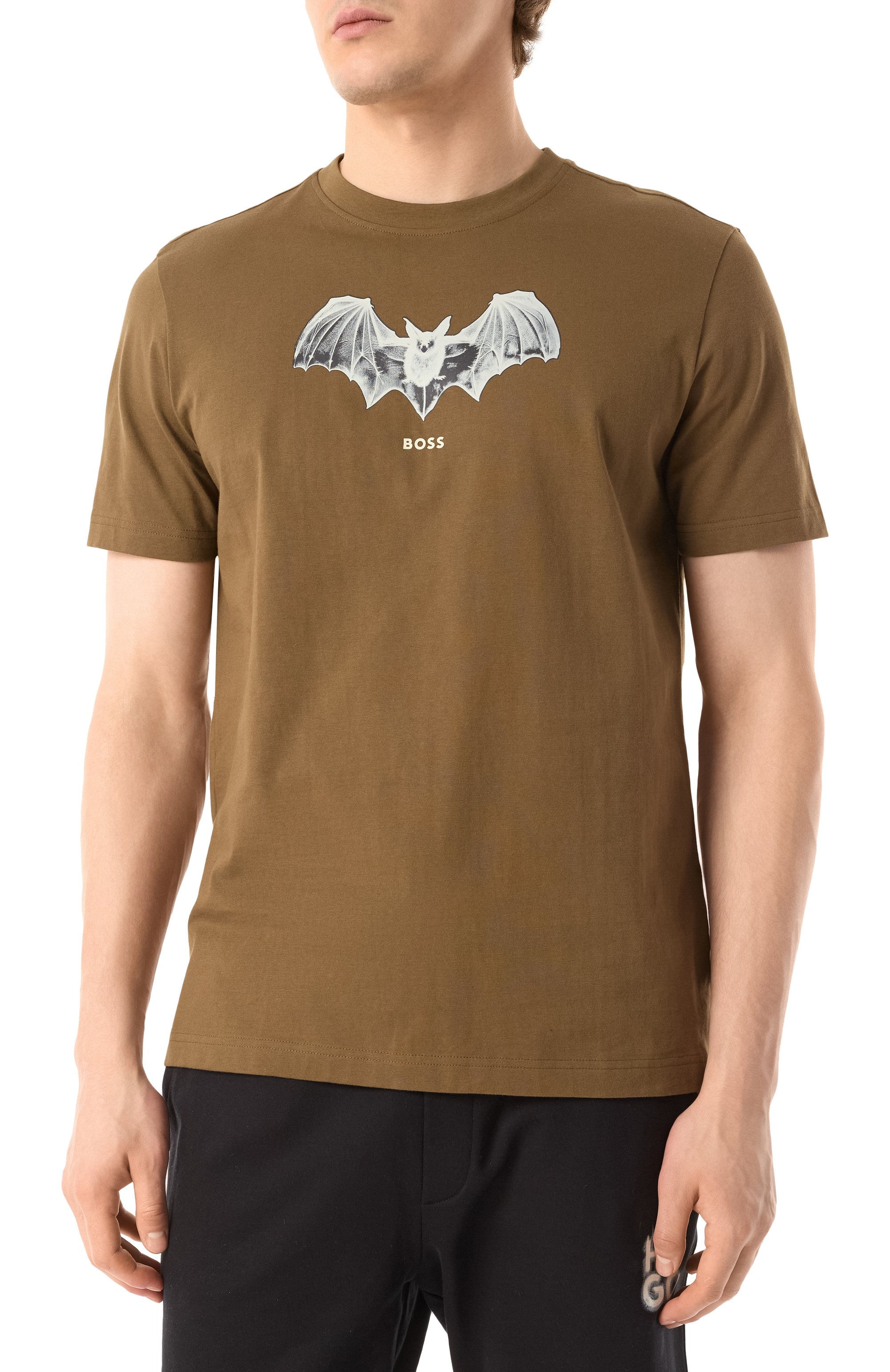 Хлопковая футболка BOSS ORANGE, арт. 50534924, фото 3