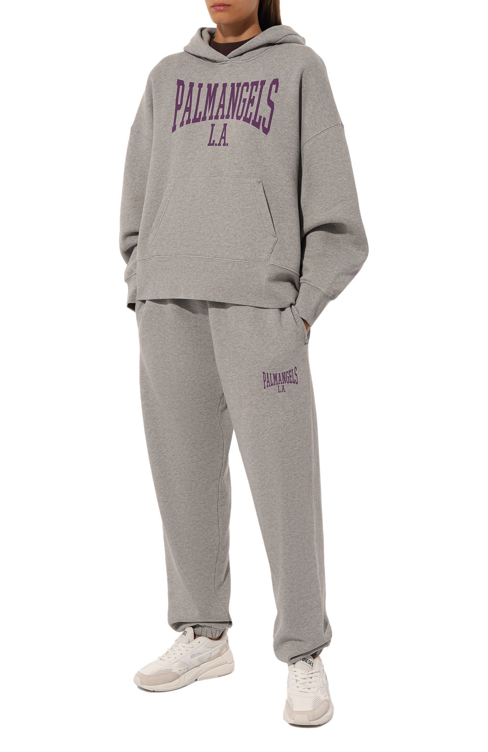 Хлопковое худи PALM ANGELS, арт. PWBB023F24FLE001, фото 2