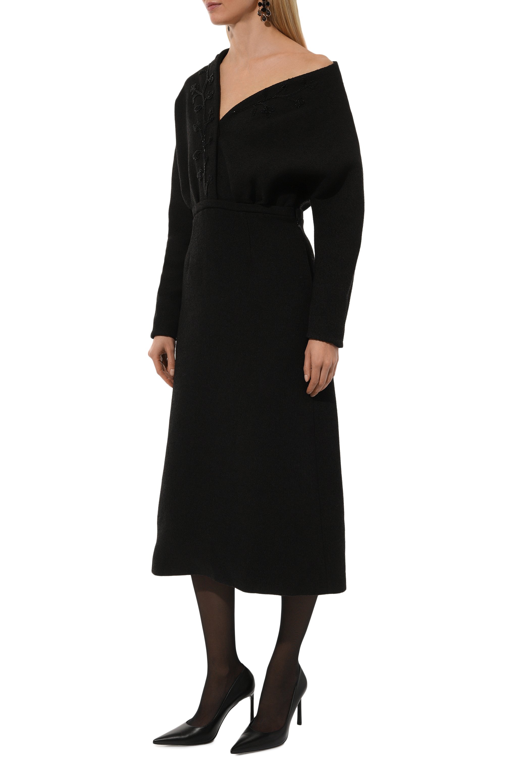 Платье AKHMADULLINA черного цвета по цене 189900 руб., арт. 1225.5D920/W713, фото 3 Платье AKHMADULLINA, арт. 1225.5D920/W713, фото 3