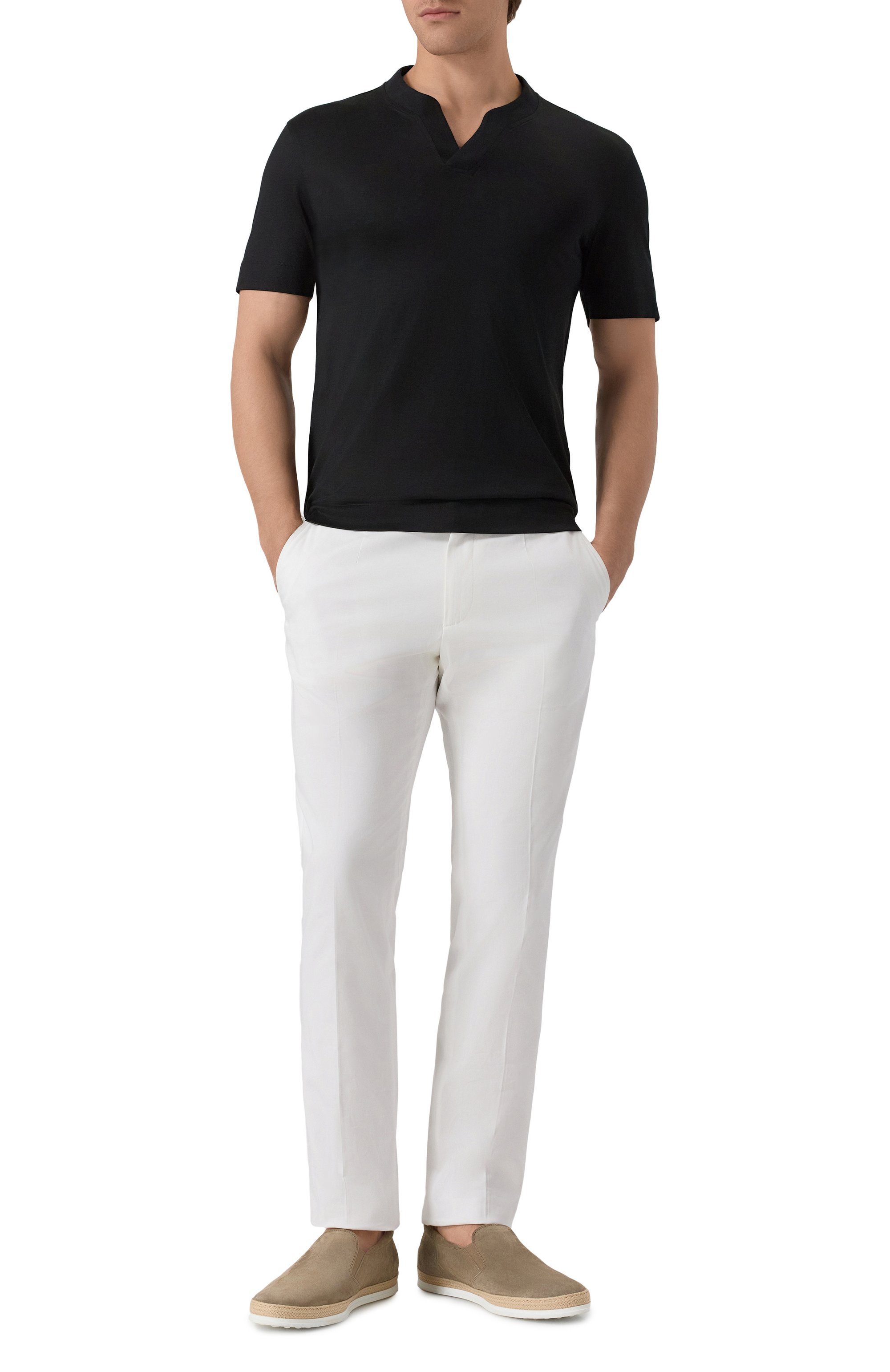 Футболка из лиоцелла и хлопка EMPORIO ARMANI, арт. EM002947/AF10761, фото 2