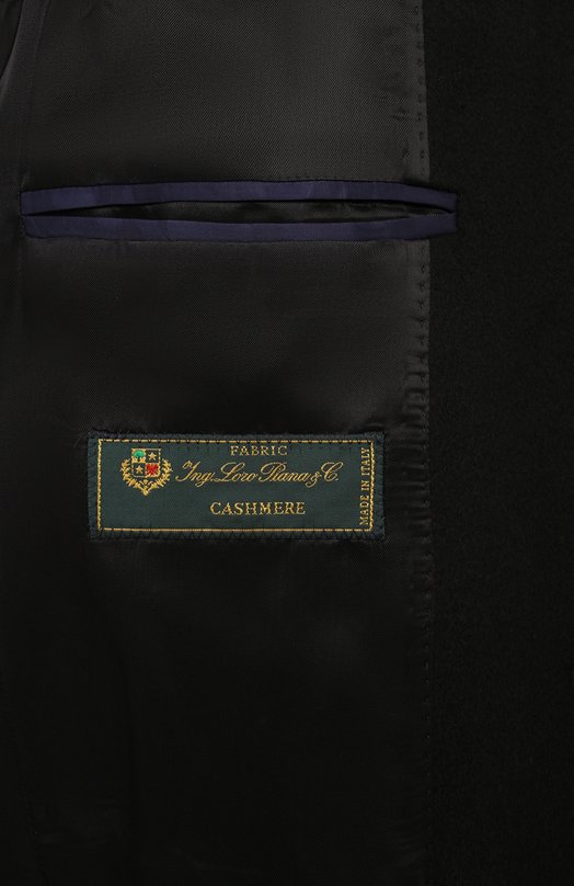 Кашемировое пальто Sartoria Latorre A0STA/UG074X Чёрный  A0STA/UG074X Фото 6