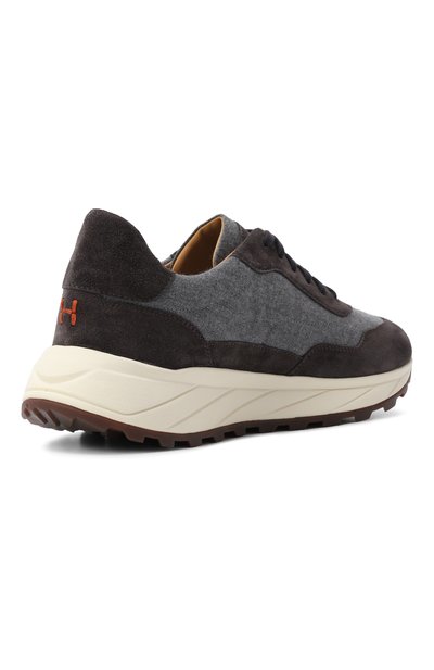 Комбинированные кроссовки falcon H`D`S`N BARACCO темно-серого цвета по цене 53900 руб., арт. FALC0N.12*, фото 5 Комбинированные кроссовки falcon H`D`S`N BARACCO, арт. FALC0N.12*, фото 5