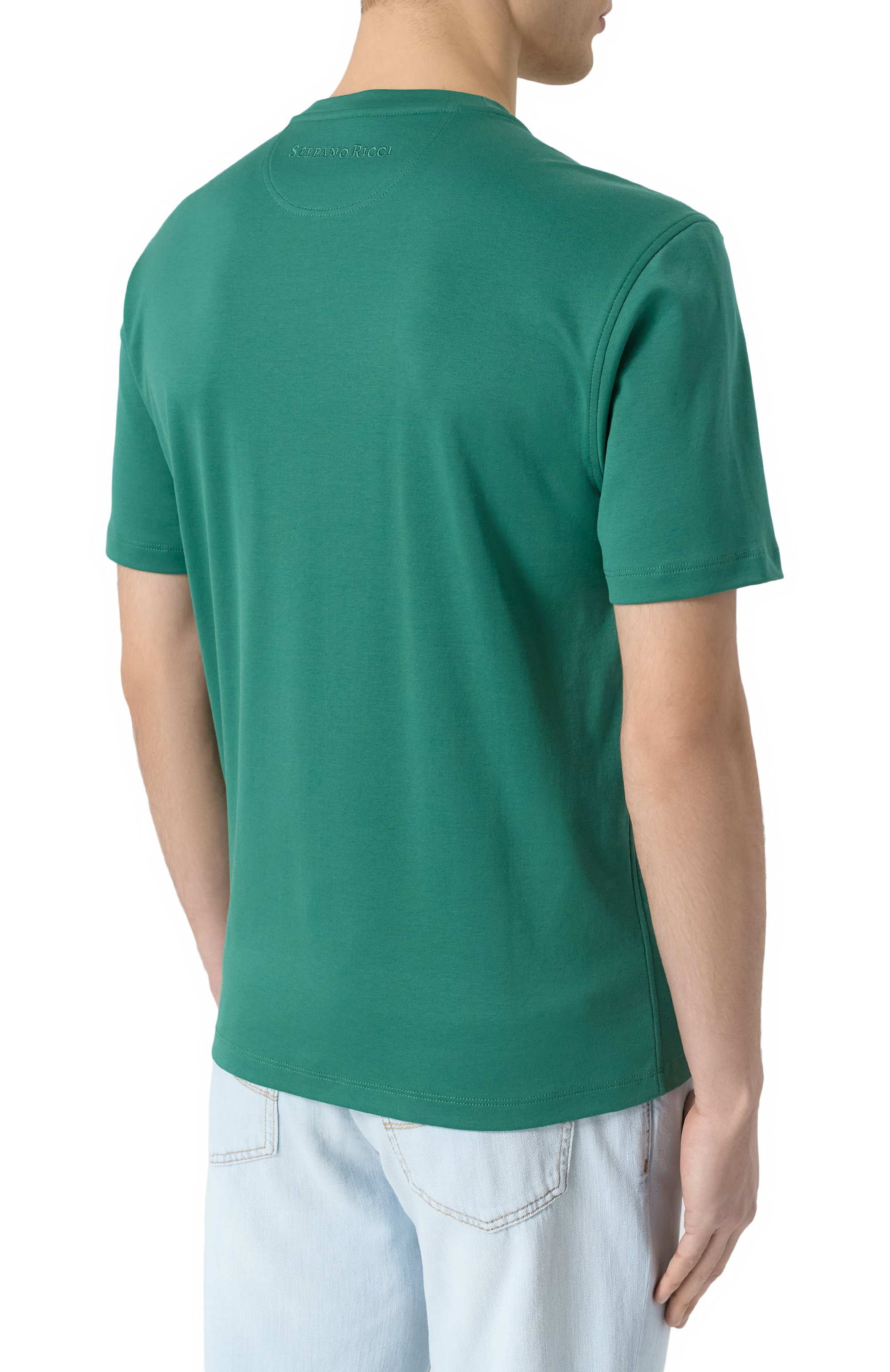 Хлопковая футболка STEFANO RICCI, арт. MNH5204260/LUXT, фото 4