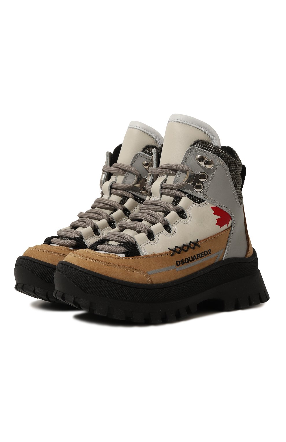 Кожаные ботинки DSQUARED2, арт. 79337/18-28, фото 1