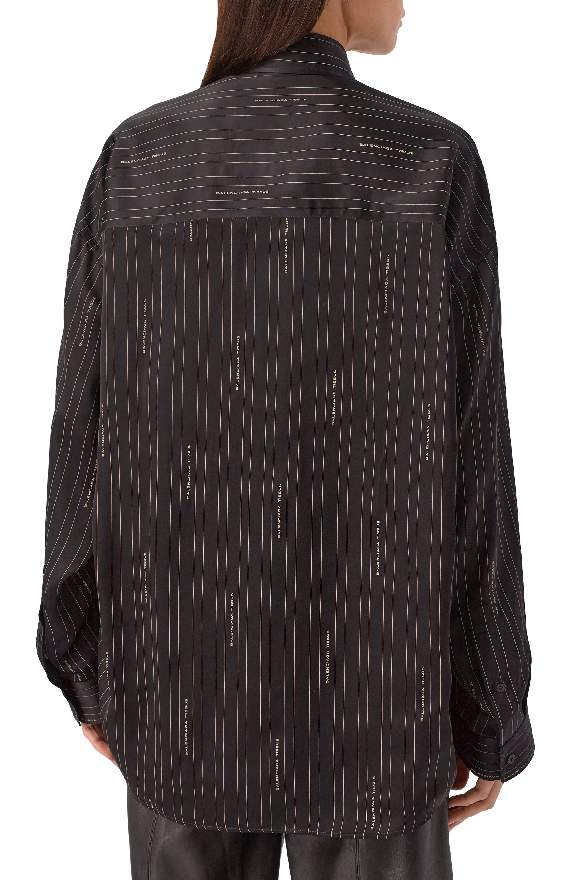 Атласная рубашка BALENCIAGA, арт. 841012/TSLA6, фото 4