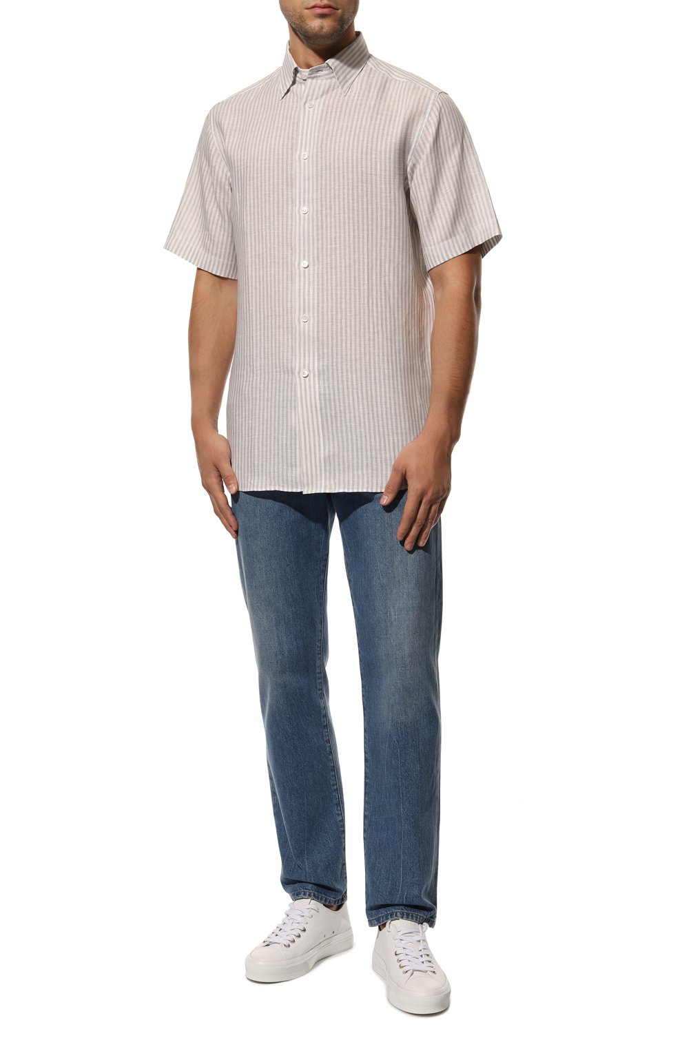 Льняная рубашка BRIONI, арт. SCDG0L/P1120, фото 2