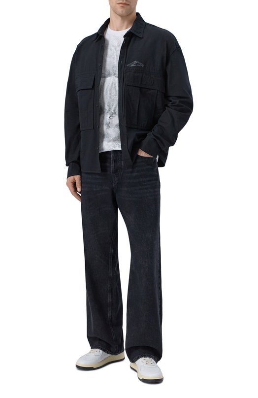 Хлопковая футболка Moschino A0724/0245 Белый  A0724/0245 Фото 2